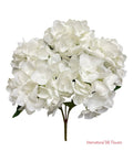 20'' Real Touch Hydrangea Bush ( INT002-#19 Pure Cream )( J05013 )