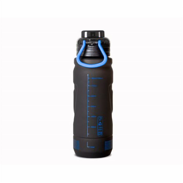 30 cm Tall Water Bottle with Straw and Handle, Plastic 1 L