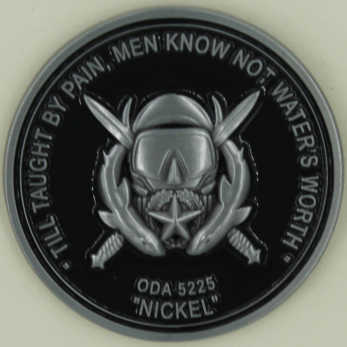 5th Special Forces Gp Airborne 2nd BN B Company ODA-5225 Diver Challenge Coin