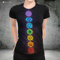 7 Chakras by McAshe Yoga T-Shirt