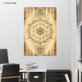 Aligned Flower Ancient by YantrArt Design 1-Piece Canvas