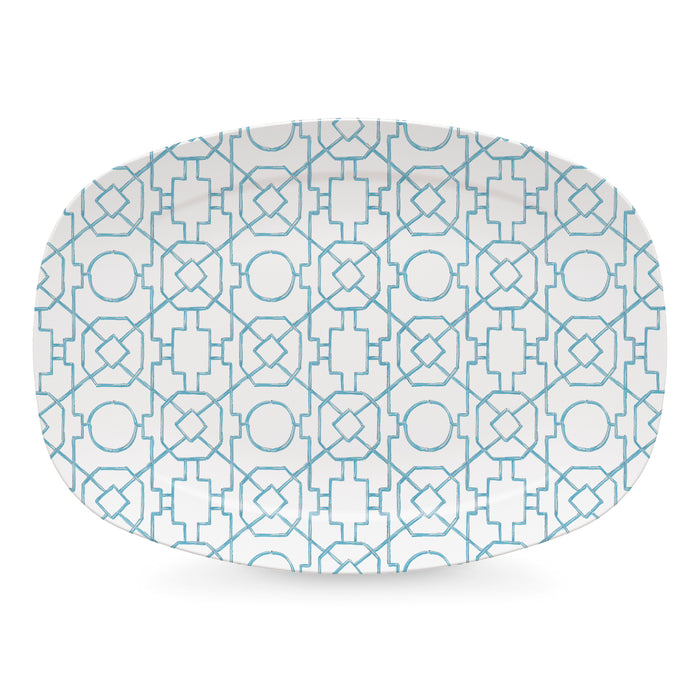 Aqua Trellis Platter