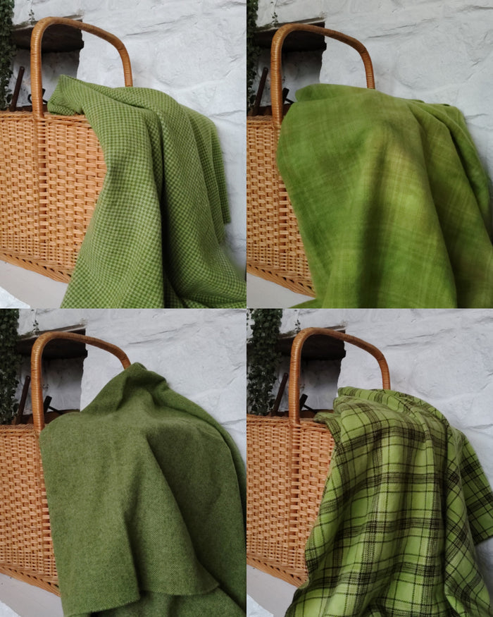 Avocado Hand Dyed Wool Fat Sixteenth Bundle