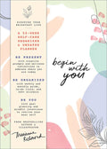Begin With You Undated Planner - Posh West Boutique