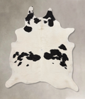 Black and White Cowhide Rug #B10441