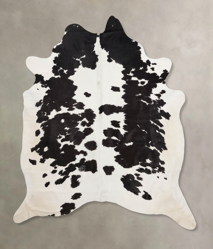 Black and White Cowhide Rug #B10447