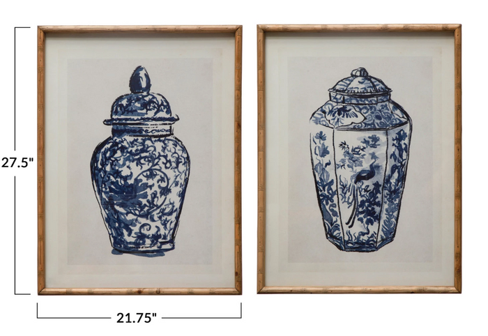 Blue Ginger Jar Wall Art