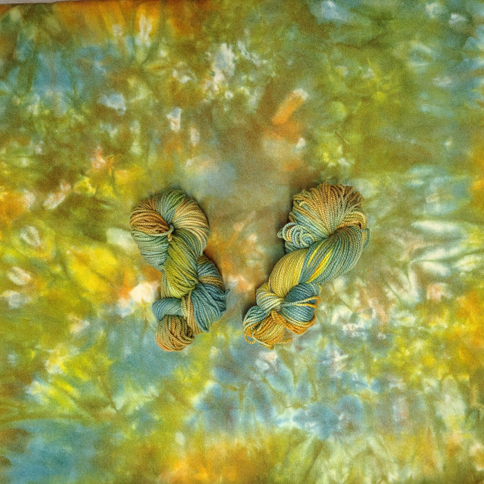 Blue Hawaii Hand Dyed Wool