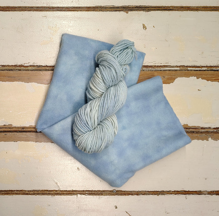 Blue Haze Hand Dyed Wool Yarn (Wholesale)