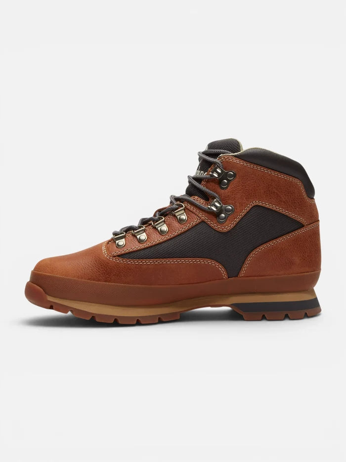 Botas Timberland Euro Hiker Mid Lace Boot Rust Full Grain Marron Gris