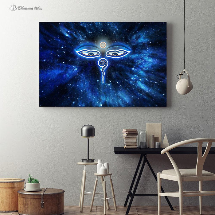 Buddha Mystic Eyes by McAshe 1-Piece Canvas Art