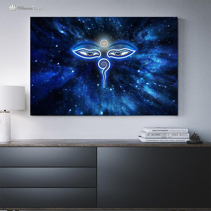 Buddha Mystic Eyes by McAshe 1-Piece Canvas Art