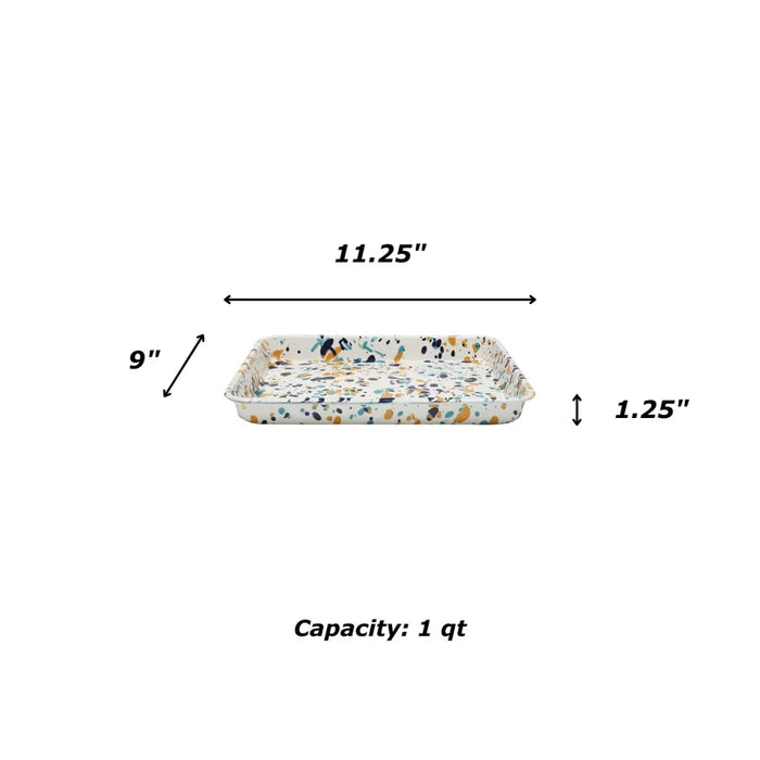 Catalina Small Rectangular Tray - Desert Rose