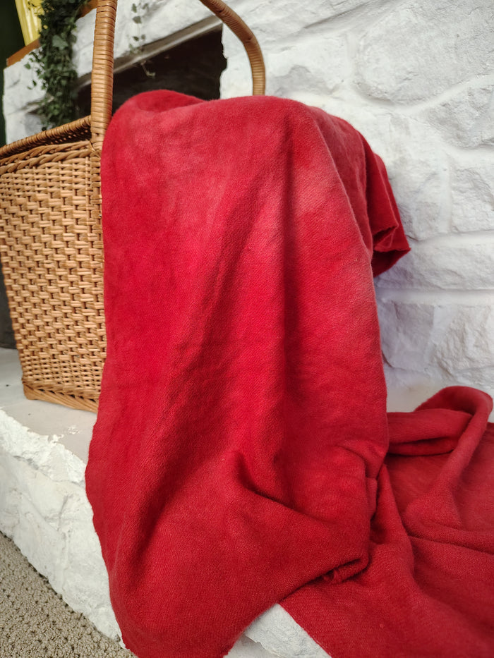 Chili Pepper Hand Dyed Wool Fat Eighth Bundle