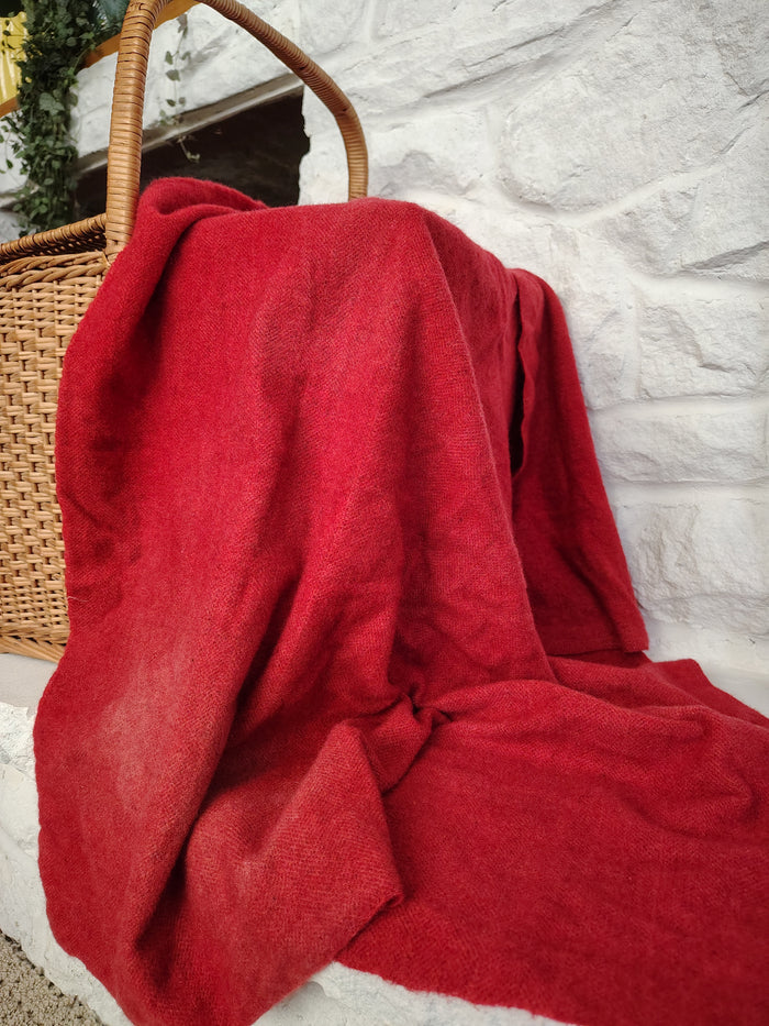 Chili Pepper Hand Dyed Wool Fat Eighth Bundle
