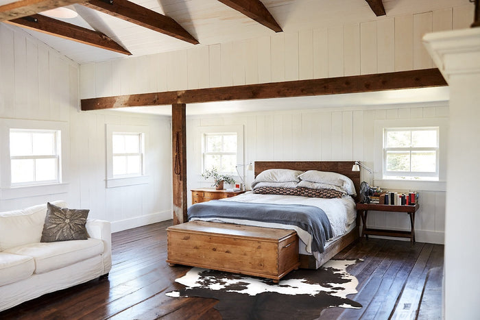 Chocolate and White Cowhide Rug #B10674
