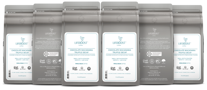 Chocolate Macadamia Truffle Decaf - Lifeboost Coffee