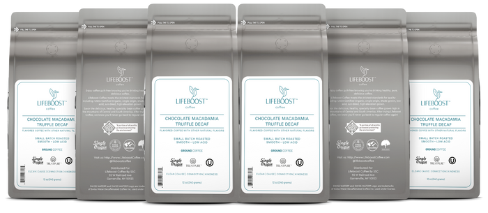 Chocolate Macadamia Truffle Decaf - Lifeboost Coffee