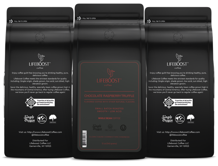 Chocolate Raspberry Truffle - Lifeboost Coffee