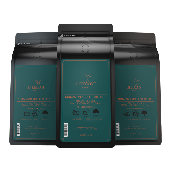Natural Flavor Cinnamon Apple Streusel Medium Roast Flavored Coffee