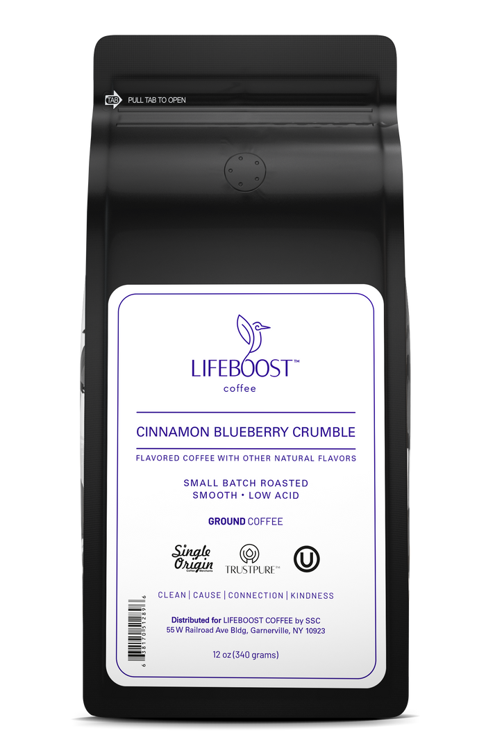 Cinnamon Blueberry Crumble - Lifeboost Coffee