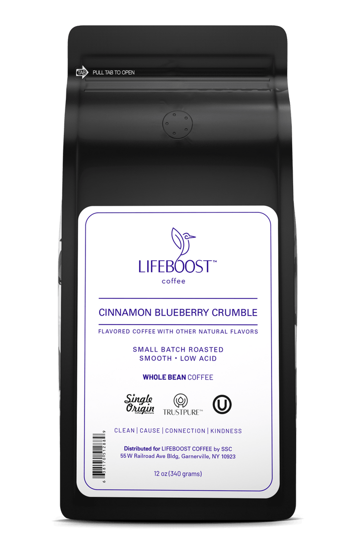 Cinnamon Blueberry Crumble - Lifeboost Coffee