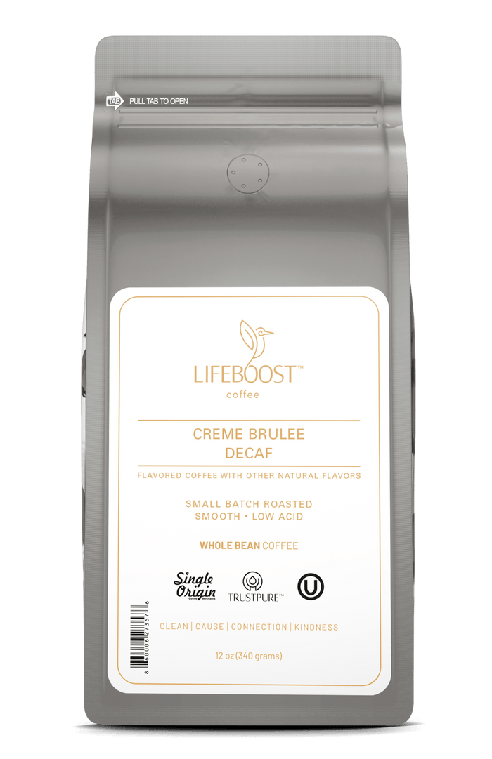 Crème Brulee Decaf - Lifeboost Coffee