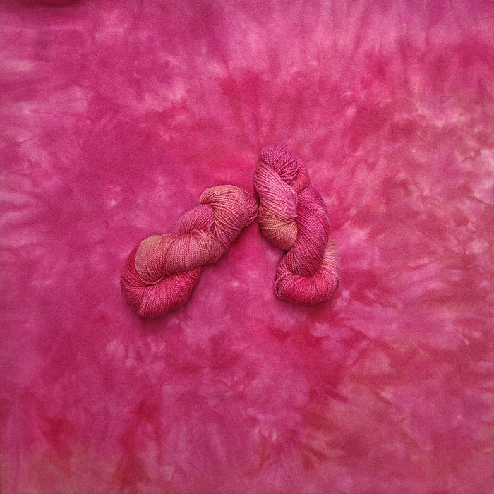 Dahlia Delight Hand Dyed Wool Yarn