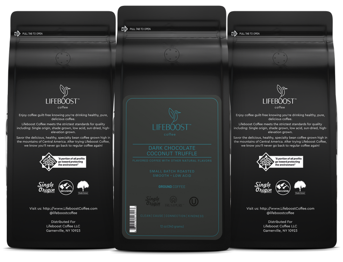 Dark Chocolate Coconut Truffle - Lifeboost Coffee
