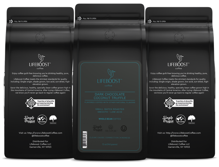 Dark Chocolate Coconut Truffle - Lifeboost Coffee