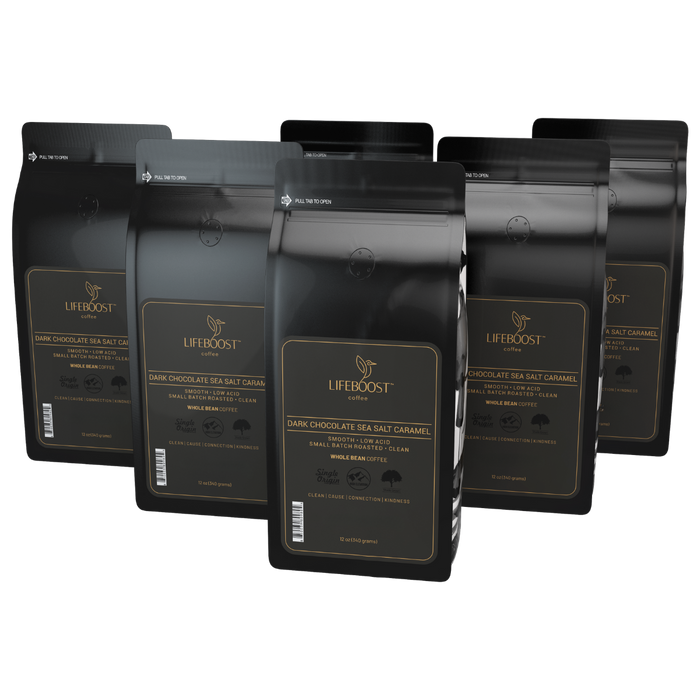Dark Chocolate Sea Salt Caramel - Lifeboost Coffee