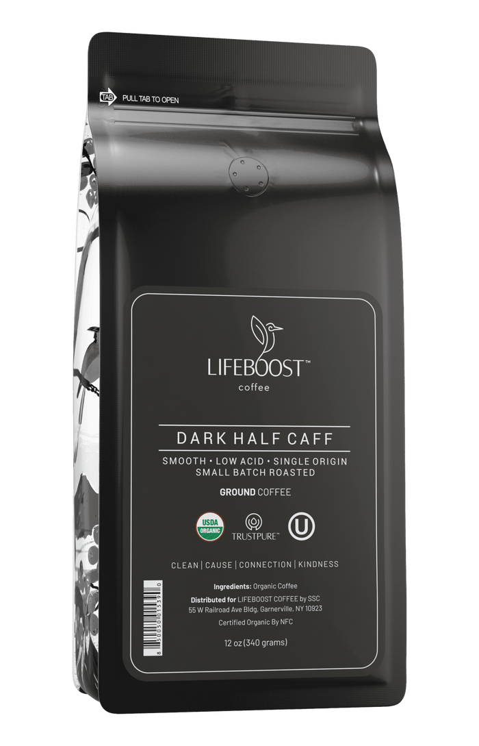 Dark Half Caff - Lifeboost Coffee