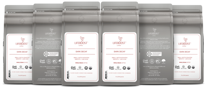 Dark Roast Decaf - Lifeboost Coffee