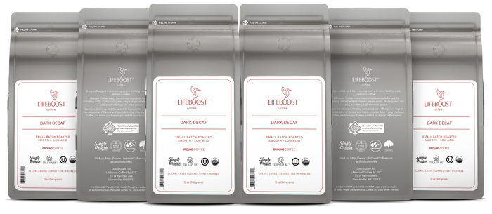 Dark Roast Decaf - Lifeboost Coffee