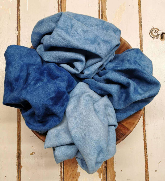 BLUE 02 Hand Dyed Wool - All About Ewe Wool Shop