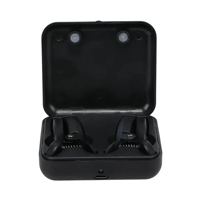 Doc Johnson® Merci Vibro Grippers Wireless Vibrating Nipple Clamps with Rechargeable Case - Rolik®