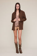 Double Buttons Oversized Jacket