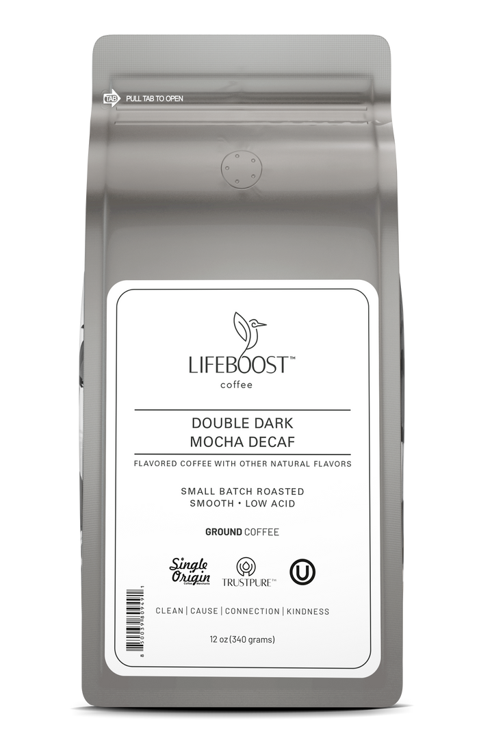 Double Dark Mocha Decaf - Lifeboost Coffee