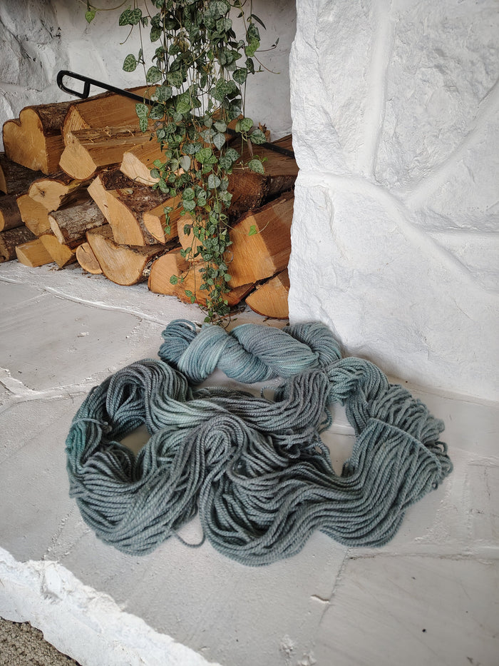 Dusky Sea Hand Dyed Wool Yarn (Wholesale)