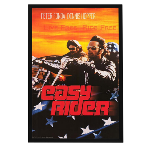 "Easy Rider" (1969) Framed Movie Poster