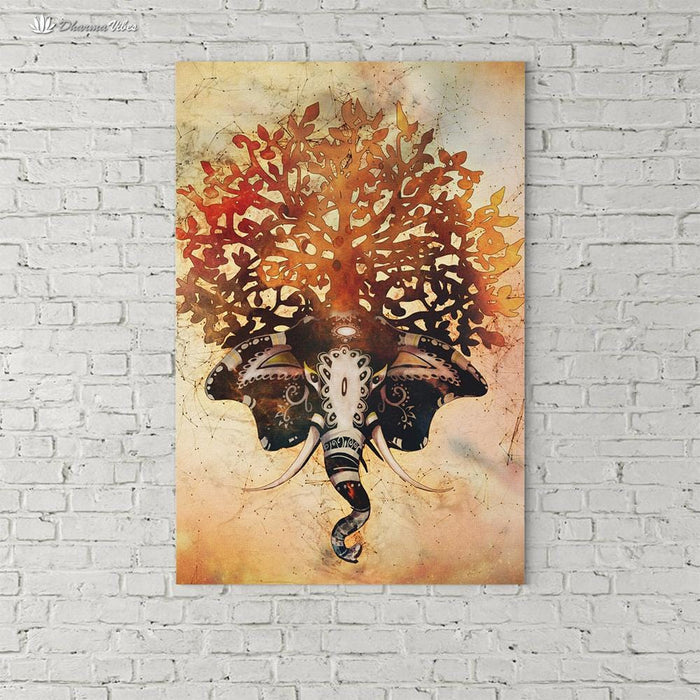 Elephant of Life by McAshe 1-Piece Canvas