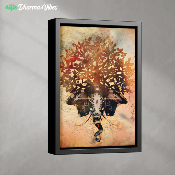 Elephant of Life by McAshe 1-Piece Canvas