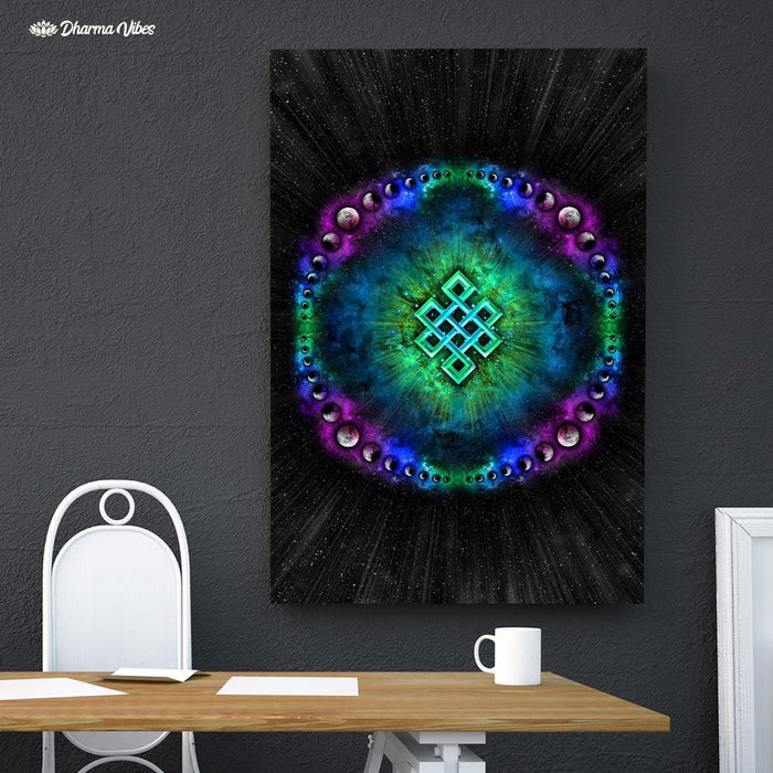 Endless Cosmos by YantrArt Design 1-Piece Canvas