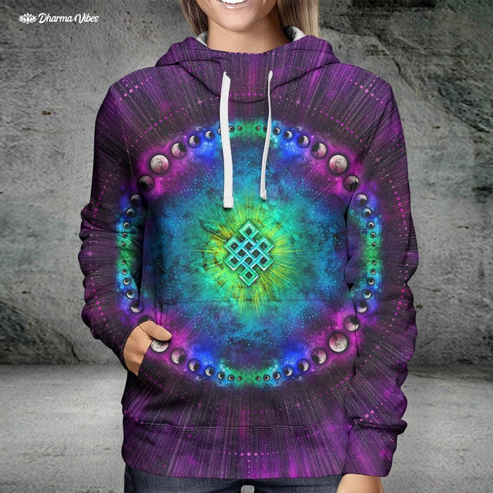 Endless Moon by YantrArt Design Hoodie