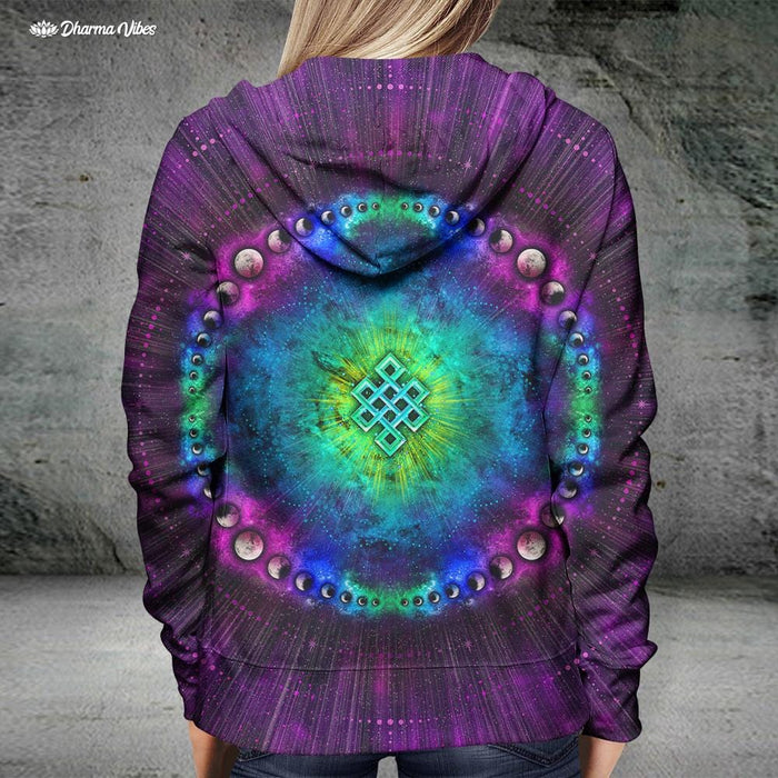 Endless Moon by YantrArt Design Hoodie