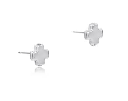 enewton Signature Cross Sterling Stud -Sterling