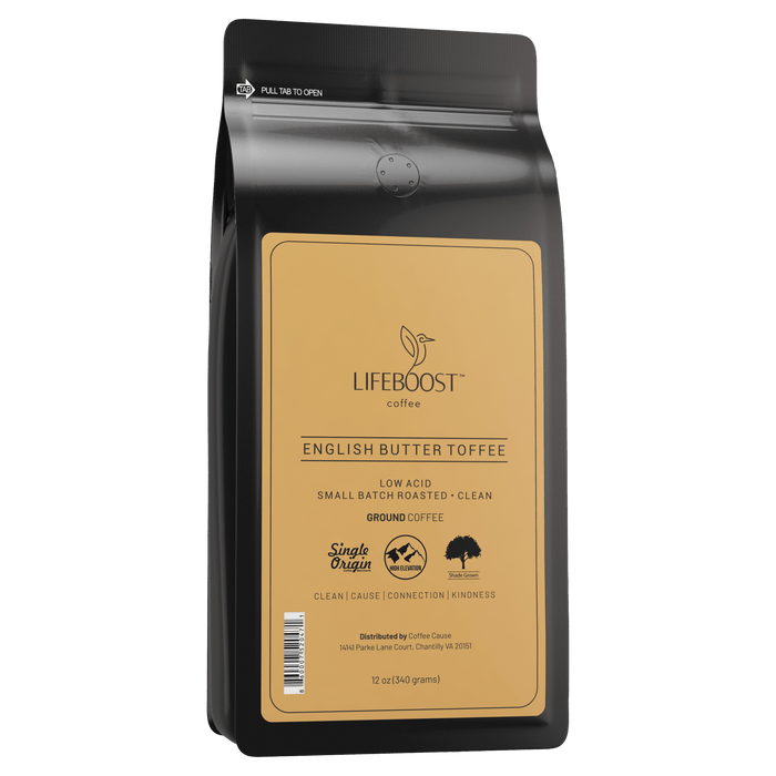 English Butter Toffee Naturally Flavored coffee