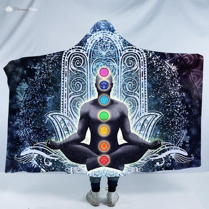 Enlightened by McAshe Hooded Blanket