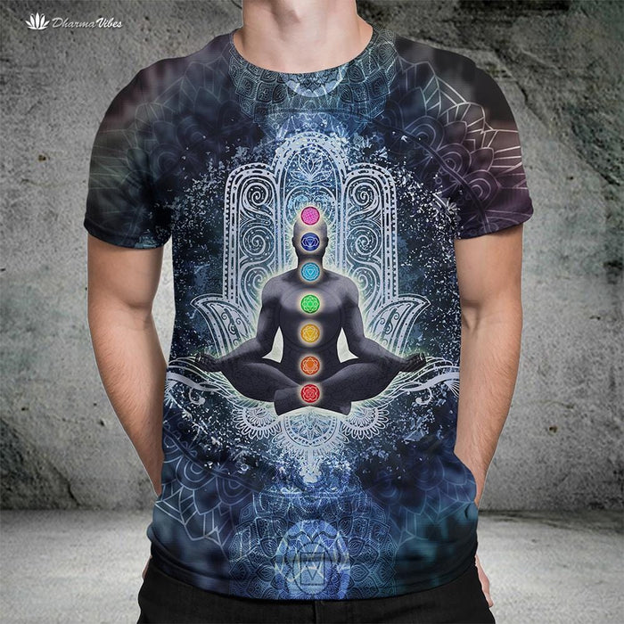 Enlightened Chakra by McAshe T-Shirt