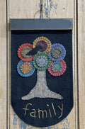 FAMILY TREE FLAG Paper Pattern - All About Ewe Wool Shop